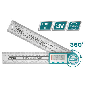 TOTAL Ψηφιακός χάρακας γωνιών TMT333601