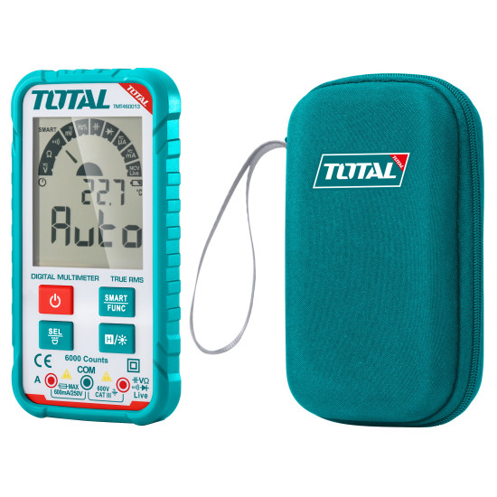 TOTAL Πολύμετρο ψηφιακό TMT460013