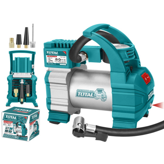 TOTAL Κομπρεσέρ αέρος αυτοκινήτου 12V TTAC1406