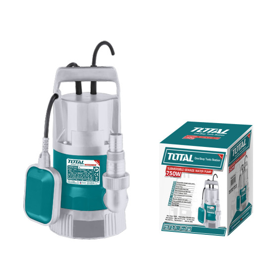 TOTAL Υποβρύχια αντλία ακαθάρτων υδάτων 750W TWP87502