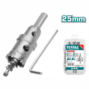 TOTAL Ποτηροτρύπανο καρβιδίου inox/σιδήρου 25mm  TAC48251