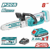 TOTAL Αλυσοπρίονο μπαταρίας Li-ion 20V / 2Ah / 1 μπαταρία TGSLI20851