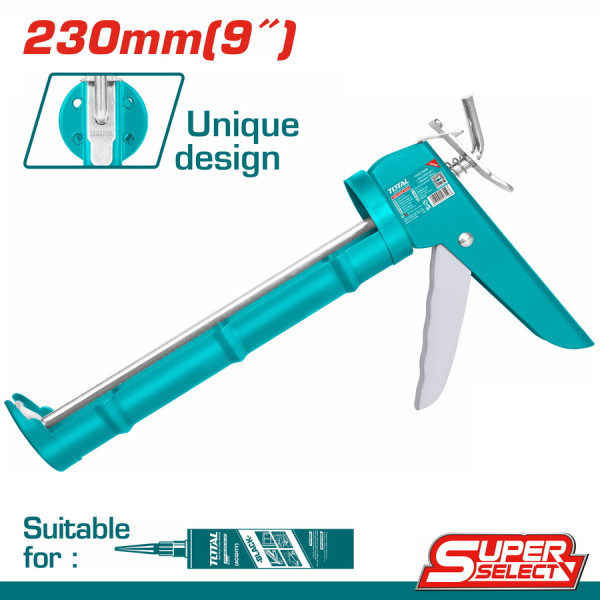 TOTAL Πιστόλι σιλικόνης 9" SUPER SELECT THT21809