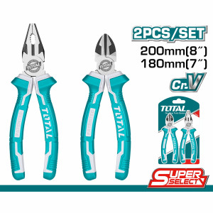TOTAL Σετ εργαλείων χειρός 2 τεμάχια SUPER SELECT  THT2K0205