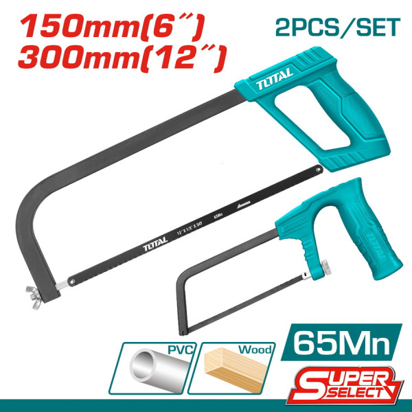 TOTAL Σετ σιδηροπρίονα 150mm + 300mm 2 τεμάχια  SUPER SELECT THTHF5402