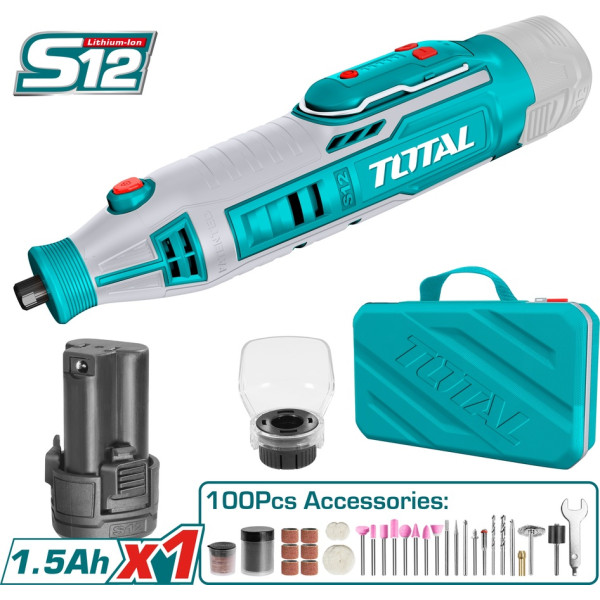 TOTAL Πολυεργαλείο μοντελισμού μπαταρίας Li-ion 12V TMGLI12011