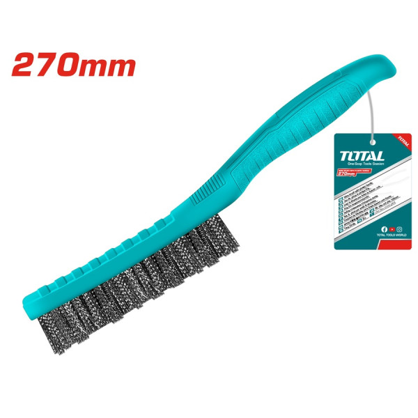 TOTAL Συρματόβουρτσα χειρός 270mm TAC3804051