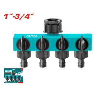 TOTAL Διανομέας πολλών εξόδων 1"- 3/4" THHC604101