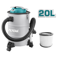 TOTAL Σκούπα Στάχτης 1.200W - 20Lit (TAVC12201) + Δώρο Γάντια 
