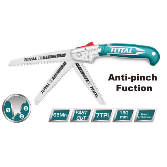 TOTAL Πριόνι Σπαστό 18cm (THFSW18026)