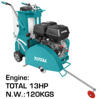 TOTAL Ασφαλτοκόπτης βενζινοκίνητος 13HP