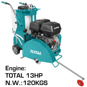 TOTAL Ασφαλτοκόπτης βενζινοκίνητος 13HP