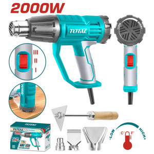 TOTAL Επαγγελματικό πιστόλι θερμού αέρα 2.000W TB20045