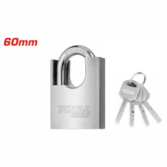 TOTAL Λουκέτο χαλύβδινο Anti-prying 60mm TSLK35601