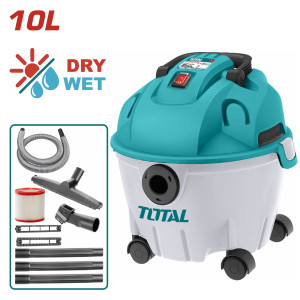 TOTAL Σκούπα ξηράς και υγρής αναρρόφησης 1.200W / 10Lt TVC12101