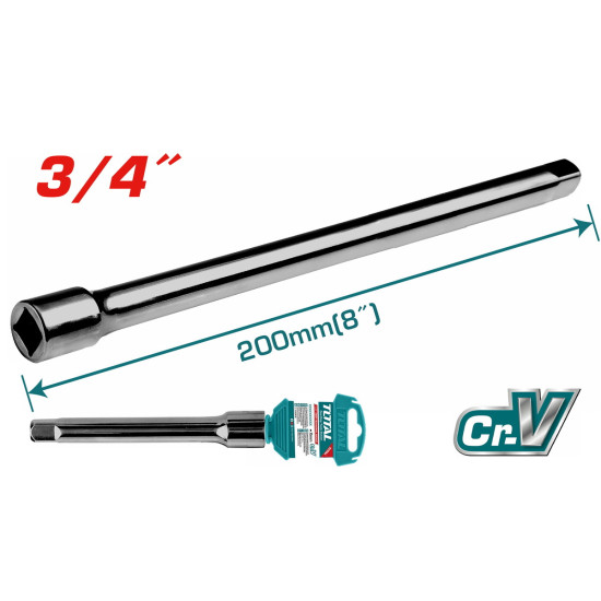 TOTAL Επαγγελματική προέκταση 3/4" - 8" THEB34081