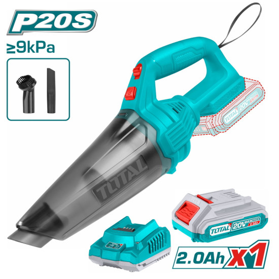 TOTAL Σκουπάκι μπαταρίας Li-ion 20V / 2Ah / 1 μπαταρία TVLI20126