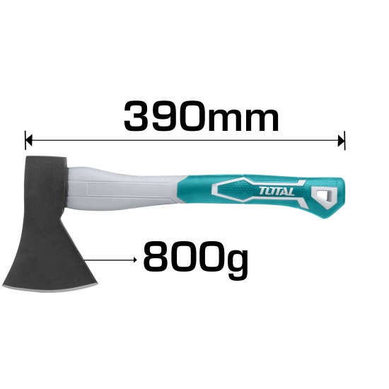 TOTAL Τσεκούρι σχισίματος με πλαστική λαβή  800gr  THT788006