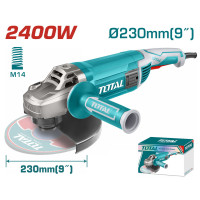 TOTAL Επαγγελματικός γωνιακός λειαντήρας 2.400W - 230mm TG1252306