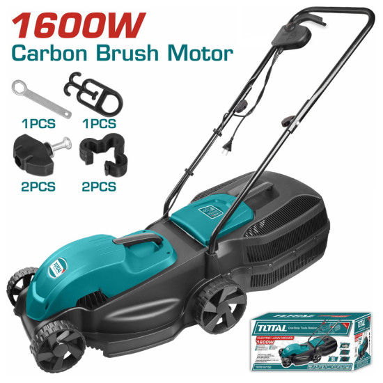 TOTAL Μηχανή γκαζόν 1.600W TGT616152