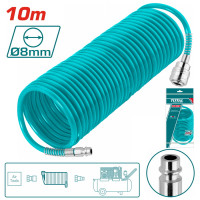 TOTAL Σπιράλ αέρος 10m THT11101