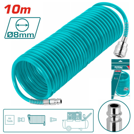 TOTAL Σπιράλ αέρος 10m THT11101