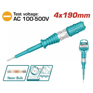 TOTAL Δοκιμαστικό κατσαβίδι 190mm