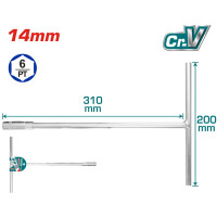 TOTAL Επαγγελματικό ταφ ίσιο 14mm THTSW1406