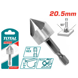 TOTAL Φρεζοτρύπανο μετάλλου 20.5mm TAC812051