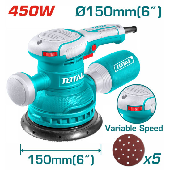 TOTAL Επαγγελματικό έκκεντρο τριβείο 450W TF2061506
