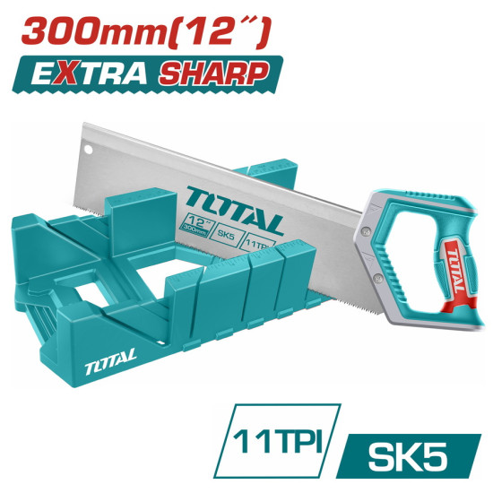 TOTAL Φαλτσοκούτι με πριόνι  12" SUPER SELECT  THTK591262