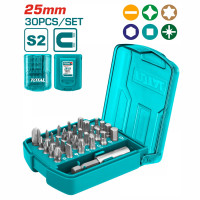 TOTAL Σετ μύτες 25mm 30 τεμάχια TACSD10306