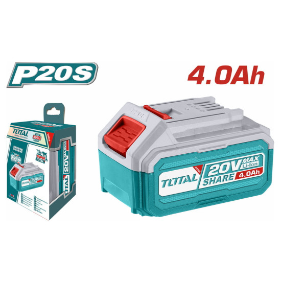 TOTAL Μπαταρία λιθίου | 20V | Li-ion | 4.0Ah TFBLI2002