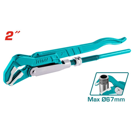 TOTAL Τσιμπίδα υδραυλικών 45ο 2'' THT172023
