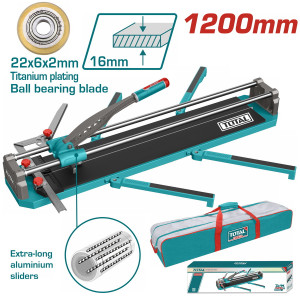TOTAL Επαγγελματικός κόφτης πλακιδίων 120cm / 16mm THT571201