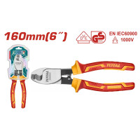TOTAL Κόφτης καλωδίων με μόνωση 1000V 160mm THTIP2761