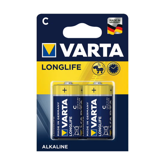 VARTA Αλκαλικές μπαταρίες μακράς διάρκειας τύπου C