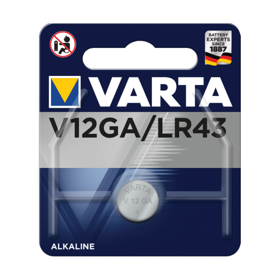 VARTA Ειδικές αλκαλικές μπαταρίες πλακέ V12GA/LR43