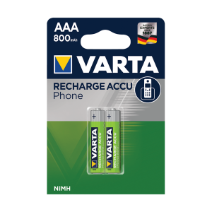 VARTA Επαναφορτιζόμενες μπαταρίες mini minion AAA 800 mAh 2 τεμάχια