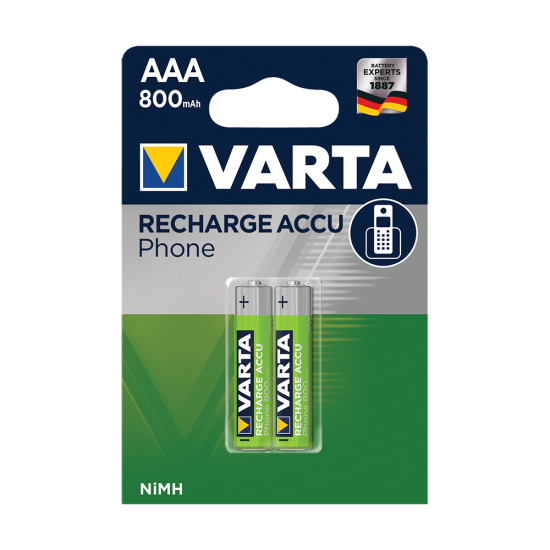 VARTA Επαναφορτιζόμενες μπαταρίες mini minion AAA 800 mAh 2 τεμάχια