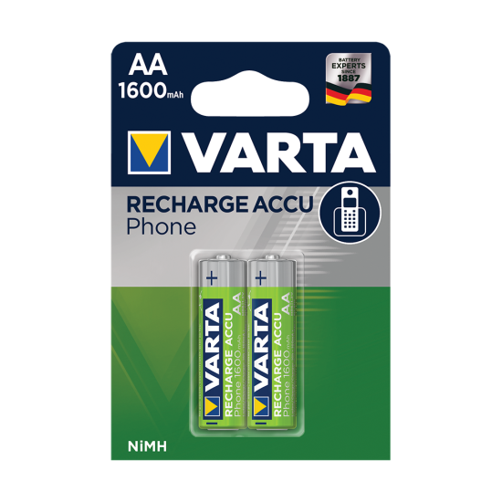 VARTA Επαναφορτιζόμενες μπαταρίες minion AA 1600mAh 2(τμχ)