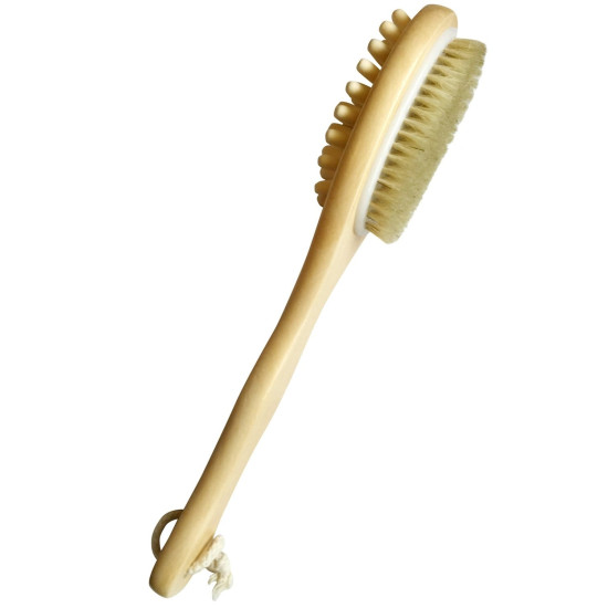 VIOSARP Βούρτσα πλάτης ξύλινη bamboo 43cm VC050
