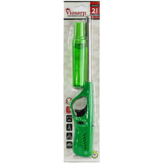 VIOSARP Αναπτήρας μεγάλος με γεμιστήρα αερίου 18ml No41696