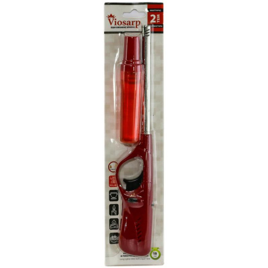 VIOSARP Αναπτήρας μεγάλος με γεμιστήρα αερίου 18ml No41696
