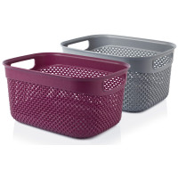VIOSARP Καλαθάκι Μ-162 μπίλια 17Χ23Χ11cm γκρι 3.3lt