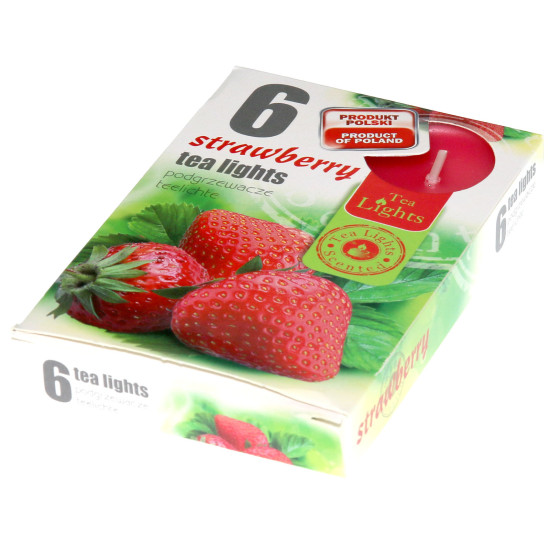 VIOSARP Κερί ρεσώ αρωματικό σετ 6 τμχ strawberry