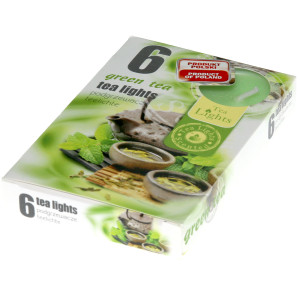 VIOSARP Κερί ρεσώ αρωματικό σετ 6 τμχ green tea