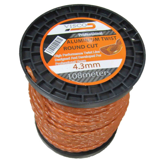 VISCO Μισινέζα αλουμινίου στριφτή 4.3mm-108m 43108