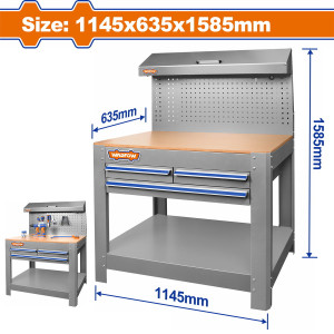 WADFOW Πάγκος εργασίας με συρτάρια 1145X635X1585mm WCS5A05