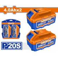 WADFOW Σετ 2 τεμάχια μπαταρίες WLBP540 Li-ion 20V / 4Ah WOS240685